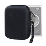Estojo Rígido para Armazenamento para FUJIFILM Instax mini EVO, Padrão de Tecido Preto, Padrão de Tecido Cinzento