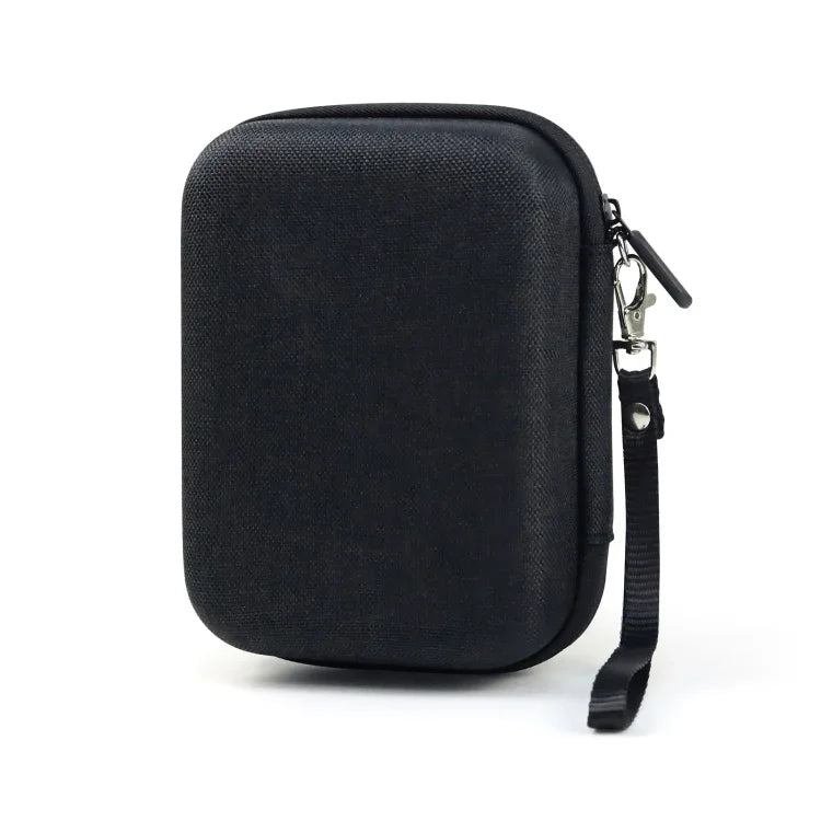 Estojo Rígido para Armazenamento para FUJIFILM Instax mini EVO, Padrão de Tecido Preto, Padrão de Tecido Cinzento