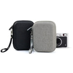 Estojo Rígido para Armazenamento para FUJIFILM Instax mini EVO, Padrão de Tecido Preto, Padrão de Tecido Cinzento