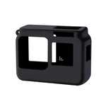 Para Insta360 One R 4K com Estrutura Capa Protetora de Silicone Amortecedora com Tampa para Lente, Estojo 4K + Tampa para Lente
