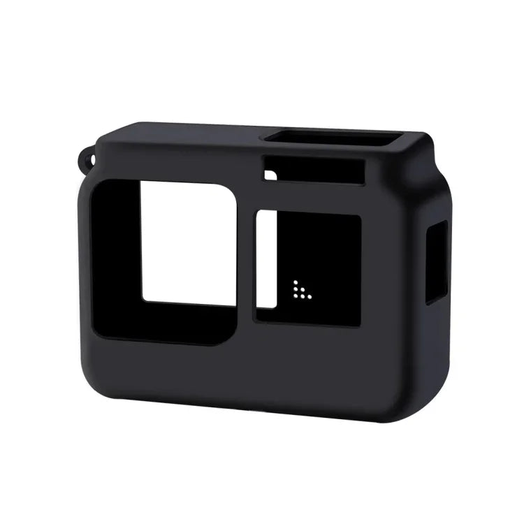Para Insta360 One R 4K com Estrutura Capa Protetora de Silicone Amortecedora com Tampa para Lente, Estojo 4K + Tampa para Lente