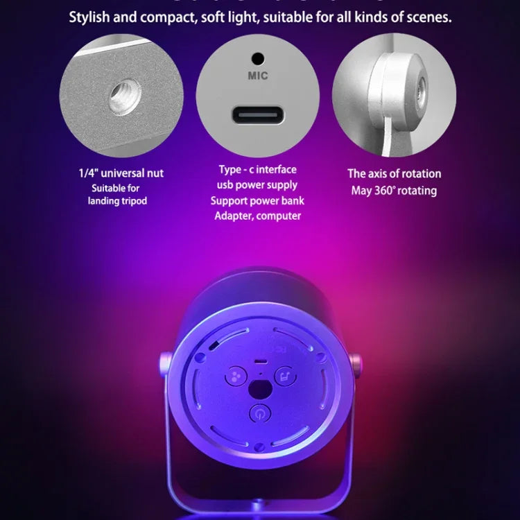 Luz Ambiente RGB LUXCEO Mood2 para Mesa com Ritmo e Controlo Remoto