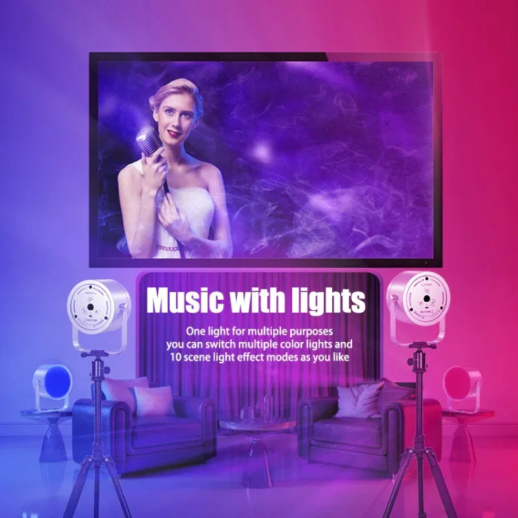Luz Ambiente RGB LUXCEO Mood2 para Mesa com Ritmo e Controlo Remoto