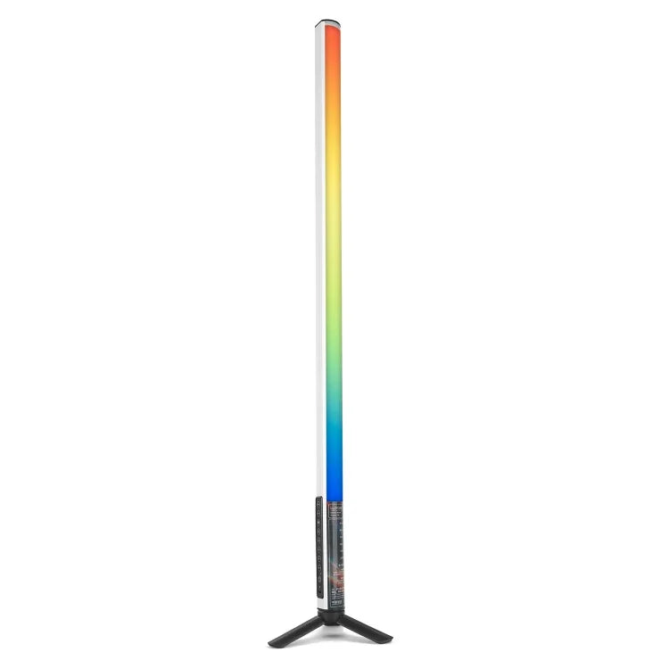 Luz de Preenchimento LED RGB Colorida Atmosférica com Ritmo LUXCeO Mood1 85cm para Vídeo e Fotografia Portátil, Sem Tripé, 85cm