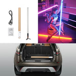 Luz de Preenchimento LED RGB Colorida Atmosférica com Ritmo LUXCeO Mood1 85cm para Vídeo e Fotografia Portátil, Sem Tripé, 85cm