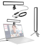 Luz LED USB para Vídeo ao Vivo LUXCeO WS66 2500K-9000K Bicolor para Portátil, Luz de Preenchimento para Conferências, WS66
