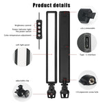 Luz LED USB para Vídeo ao Vivo LUXCeO WS66 2500K-9000K Bicolor para Portátil, Luz de Preenchimento para Conferências, WS66