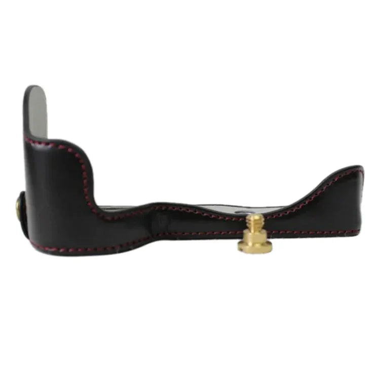 Base de Estojo Metade para Câmara em Pele PU com Rosca de 1/4 polegada para Sony ILCE-A6500 / A6500, Para Sony ILCE-A6500 / A6500