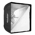 Softbox Retangular Godox 60 x 60cm para Estúdio Fotográfico com Montagem Bowens para Speedlite