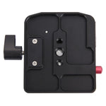 Adaptador de Fixação Rápida em Liga de Alumínio FC-501 com Placa Deslizante para Tripé Manfrotto 577, FC-501