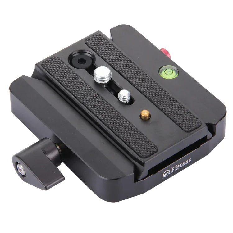 Adaptador de Fixação Rápida em Liga de Alumínio FC-501 com Placa Deslizante para Tripé Manfrotto 577, FC-501