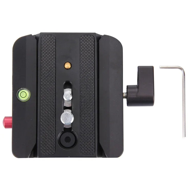 Adaptador de Fixação Rápida em Liga de Alumínio FC-501 com Placa Deslizante para Tripé Manfrotto 577, FC-501