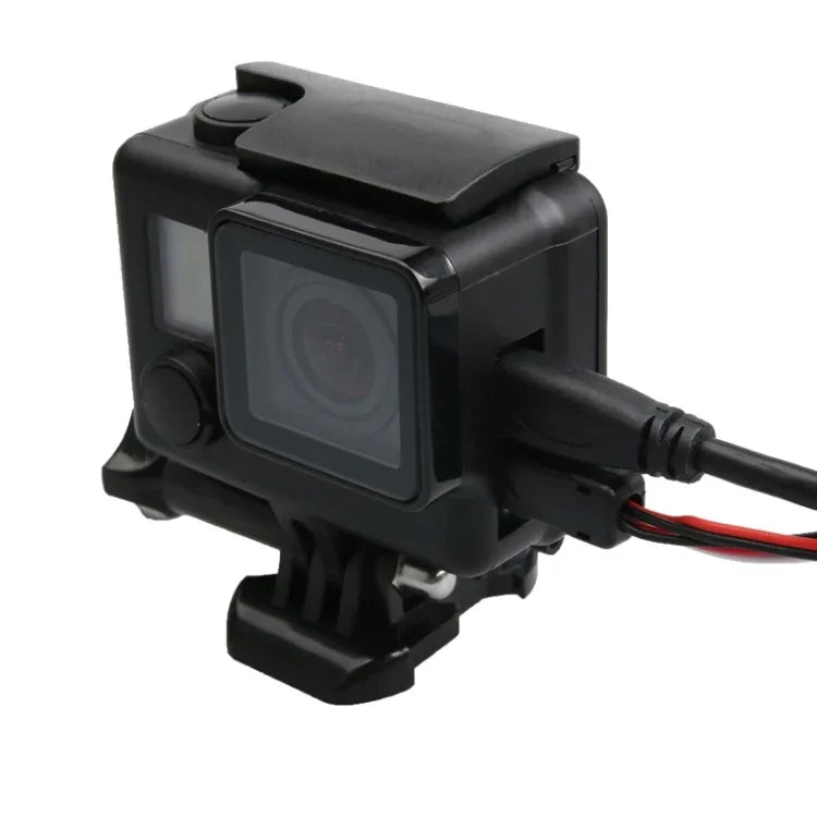Para GoPro HERO4 ABS Estojo Protetor Esqueleto com Fecho Montagem Básica & Parafuso Guia, HERO4