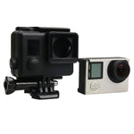 Para GoPro HERO4 ABS Estojo Protetor Esqueleto com Fecho Montagem Básica & Parafuso Guia, HERO4