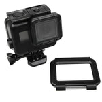 2 em 1 para GoPro HERO5 Tampa Traseira Ecrã Tátil + Estojo Protetor Subaquático 45m (Não é Preciso Desmontar a Lente Quando Instalado) com Fecho Montagem Básica & Parafuso Guia, Não é Preciso Desmontar a Lente