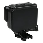 2 em 1 para GoPro HERO6 /5 Tampa Traseira Ecrã Tátil + Estojo Protetor Subaquático 45m (É Preciso Desmontar a Lente Quando Instalado) com Fecho Montagem Básica & Parafuso Guia, É Preciso Desmontar a Lente