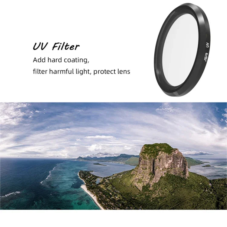 Filtro de Lente JSR UV para Panasonic LUMIX LX10, Filtro UV