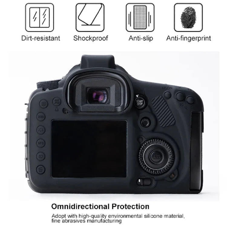 Capa Protetora de Silicone Macio para Canon EOS 7D, Para Canon EOS 7D