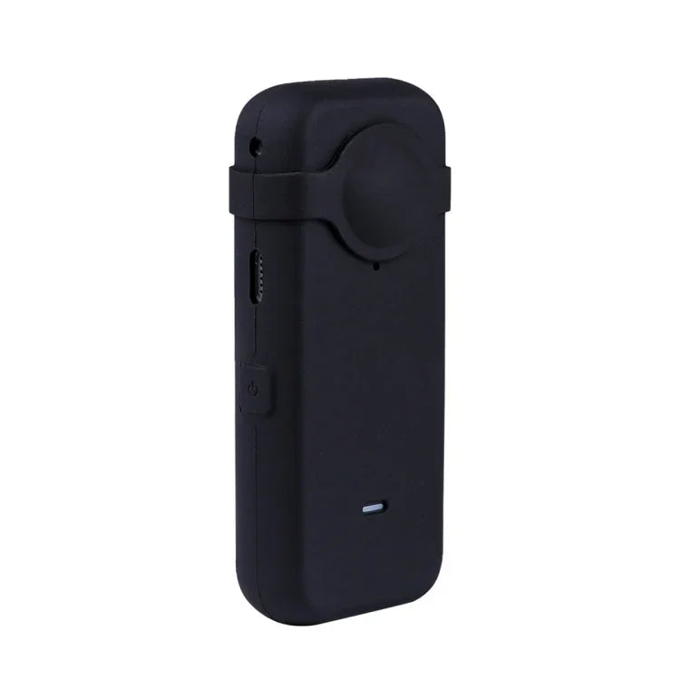 Estojo de Silicone à Prova de Poeira Corpo Inteiro com Tampa para Lente para Insta360 ONE X2, 2