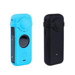 Estojo de Silicone à Prova de Poeira Corpo Inteiro com Tampa para Lente para Insta360 ONE X2, 2