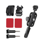 Suporte Adaptador de Montagem para Capacete de Motocicleta Braço Mágico Pivot 360