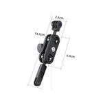 Suporte Adaptador de Montagem para Capacete de Motocicleta Braço Mágico Pivot 360