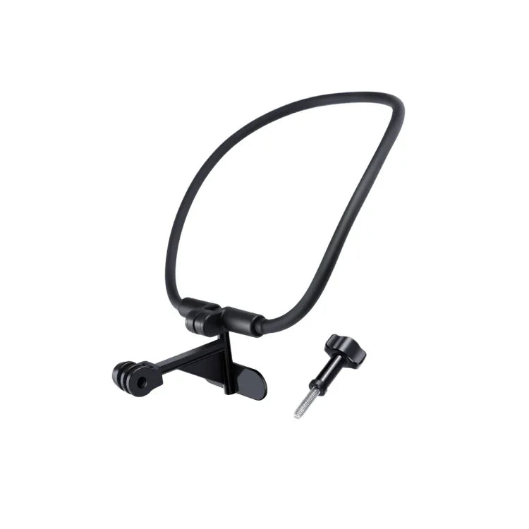 Suporte de Pescoço Vestível para Câmara e Telemóvel Mãos Livres com Presilha para Telemóvel, Versão Estendida, Suporte de Pescoço B
