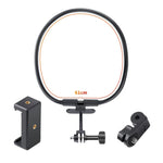 Suporte de Pescoço para Telemóvel e Câmara, Usável e Sem Mãos, Versão Estendida, Suporte de Pescoço C com Presilha para Telemóvel