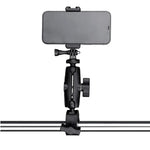 Suporte Base de Alicate Ajustável com Presilha para Telemóvel com Rotação 360, Versão Estendida Suporte Base de Alicate + Presilha para Telemóvel