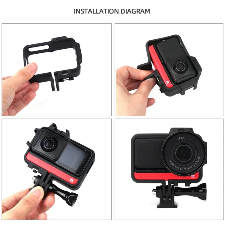 Capa com Estrutura Plástica para Insta360 One RS 4K / Twin Edition