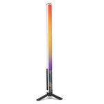 LUXCeO Mood1 Bastão LED RGB Colorido Atmosférico Ritmo 50cm Luz de Preenchimento para Vídeo e Foto com Tripé, 50cm com Tripé