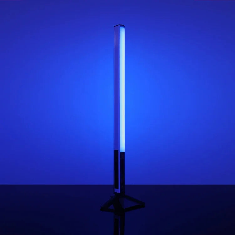 LUXCeO Mood1 Bastão LED RGB Colorido Atmosférico Ritmo 50cm Luz de Preenchimento para Vídeo e Foto com Tripé, 50cm com Tripé