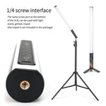 LUXCeO Mood1 Bastão LED RGB Colorido Atmosférico Ritmo 50cm Luz de Preenchimento para Vídeo e Foto com Tripé, 50cm com Tripé