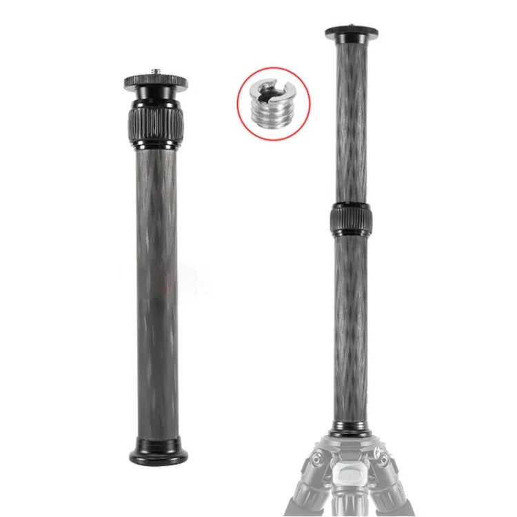 BEXIN P262C Coluna Central Extensora para Tripé em Fibra de Carbono, 235mm-396mm, P262C