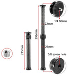 BEXIN P262C Coluna Central Extensora para Tripé em Fibra de Carbono, 235mm-396mm, P262C