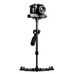 Estabilizador Profissional Steadicam Manual YELANGU YLG0107K 40-67cm em Alumínio de Aviação + Fibra de Carbono para Câmara DSLR DV