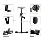 Estabilizador Profissional Steadicam Manual YELANGU YLG0107K 40-67cm em Alumínio de Aviação + Fibra de Carbono para Câmara DSLR DV