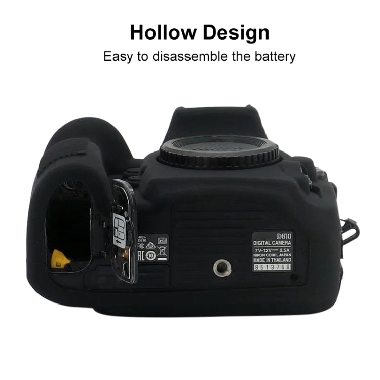 Capa Protetora de Silicone Macio para Nikon D810, Para Nikon D810