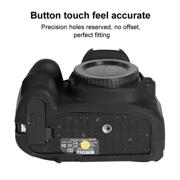 Capa Protetora de Silicone Macio para Nikon D5200, Para Nikon D5200