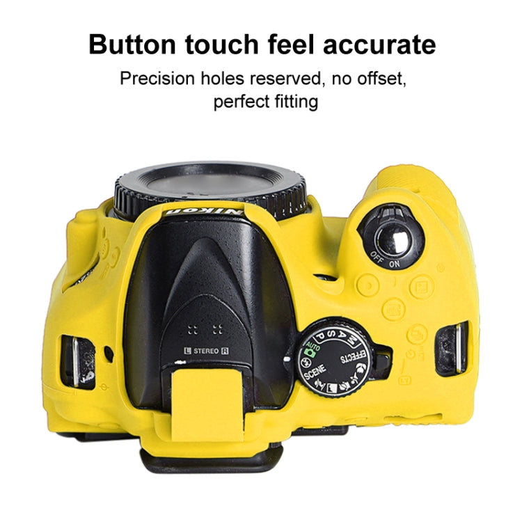 Capa Protetora de Silicone Macio para Nikon D5200, Para Nikon D5200