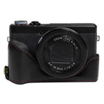 Base de Capa Metade para Câmara em Pele PU com Rosca de 1/4 polegada para Canon G7 X Mark III / G7 X3, Para Canon G7 X Mark III / G7 X3, Para Canon G7 X Mark III
