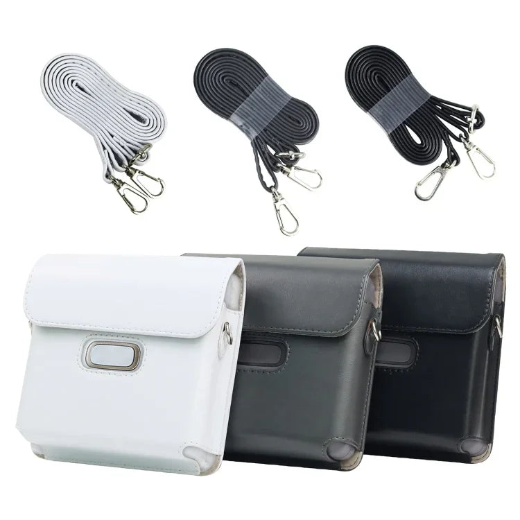 Estojo de Couro PU para Corpo Inteiro com Alça para FUJIFILM instax Link WIDE, Para FUJIFILM instax Link WIDE