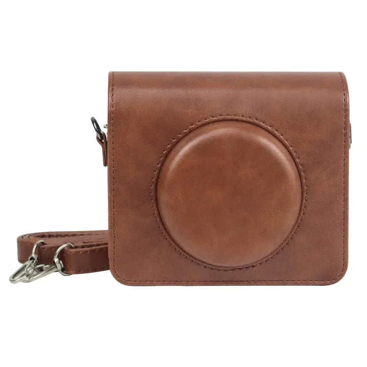 Estojo de Couro PU para Corpo Inteiro com Alça para Câmara Kodak Mini Shot 3 Square Retro / C300R instax, Para Kodak Mini Shot 3 Square Retro / C300R