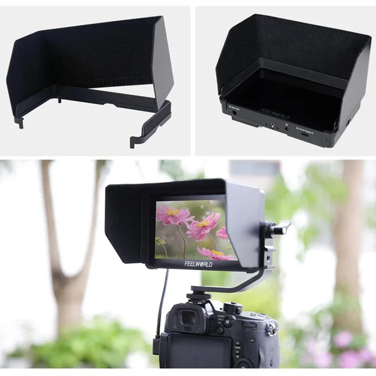 FEELWORLD F5 Pro V4 6 inch Touch Screen DSLR Camera Field Monitor 3D LUT 4K HDMI Input Output Tilt Arm, F5 Pro V4
