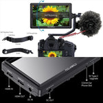 Monitor de Campo para Câmara DSLR FEELWORLD FW568 V3 de 6 polegadas com 3D LUT, IPS Full HD 1920 x 1152, Suporta Entrada e Saída HDMI, Braço Inclinável