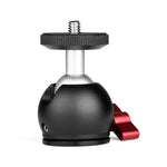 Adaptador de Cabeça de Bola Metálica Panorâmica de 360 Graus YELANGU para Tripé Dolly Car, Adaptador de Cabeça de Bola