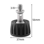 Picos de Pé em Aço Inoxidável 3/8 polegadas para Tripé BEXIN GSF37-S com Almofada de Pé em Plástico, GSF37-S