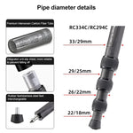 Tripé Portátil Dobrável de Fibra de Carbono para Câmara BEXIN RC334, RC334