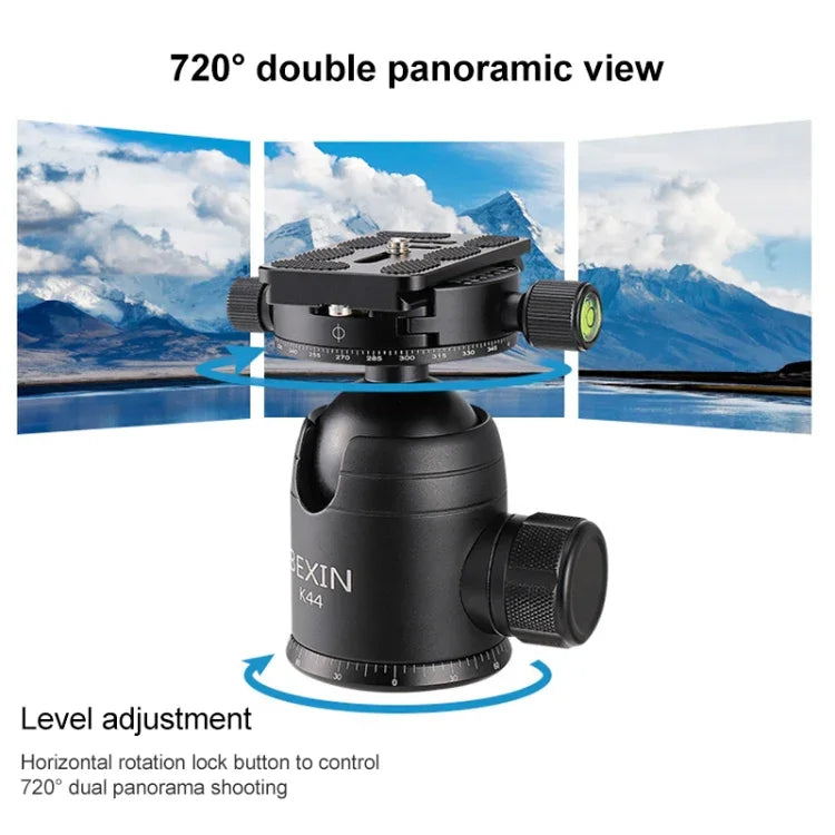 Tripé Portátil Dobrável de Fibra de Carbono para Câmara BEXIN RC334, RC334