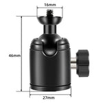 Cabeça de Esfera Metálica Panorâmica Mini 360 Graus BEXIN K18A, K18A